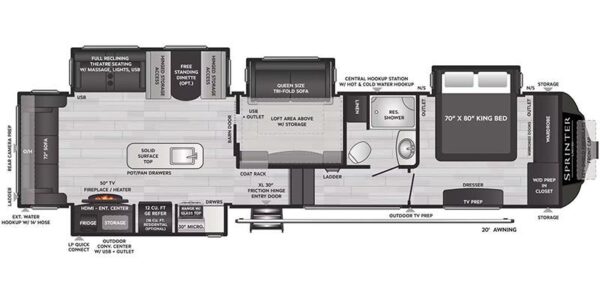 2023 Sprinter 3570LFT - $209/wk - Image 2