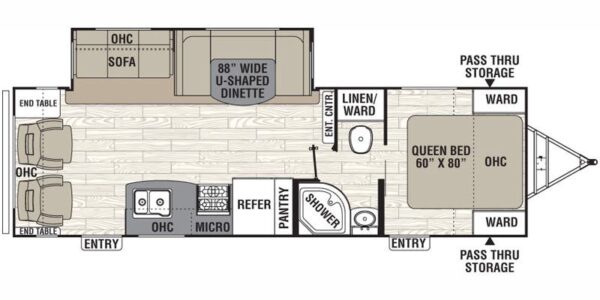 Lightweight & Spacious Couples' Trailer - $76/wk - Image 2