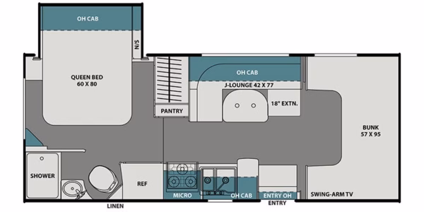 Low-Mileage Sleek Class C - $252/wk - Image 2