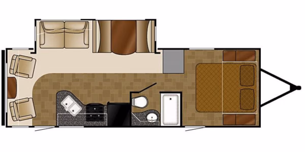 Homey 1-Slide Trailer w/ Lots of Storage - $94/wk - Image 2