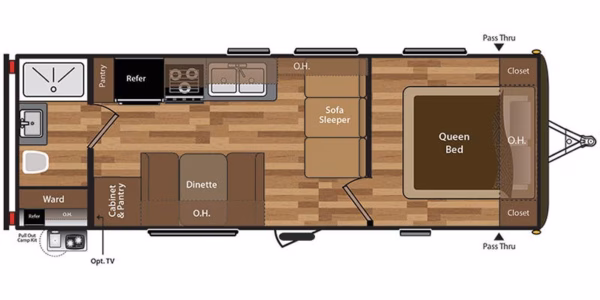 No-Slide Lightweight Trailer w/ Camp Kitchen - $63/wk - Image 2