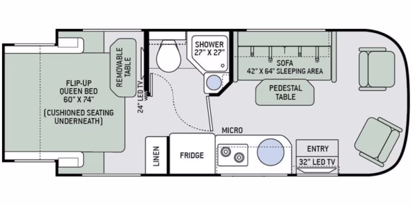 Short and Functional Class C - $188/wk - Image 2