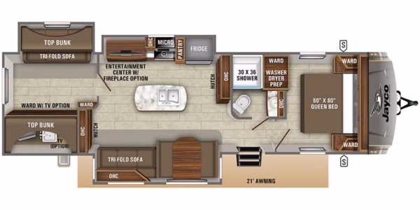 Spacious & Modern Bunkhouse Trailer - $135/wk - Image 2