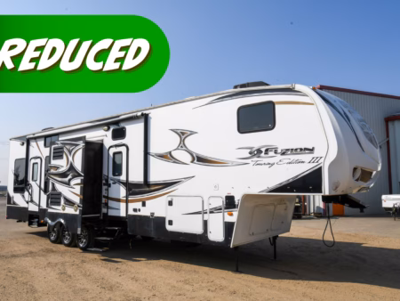High Octane Toy Hauler w/ Half-Bath & Gun Cabinet - $123/wk—ON SALE