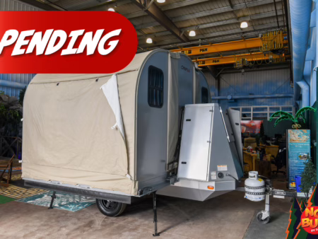 Unique Lightweight One Room Fold-Out Tent Trailer - Pending
