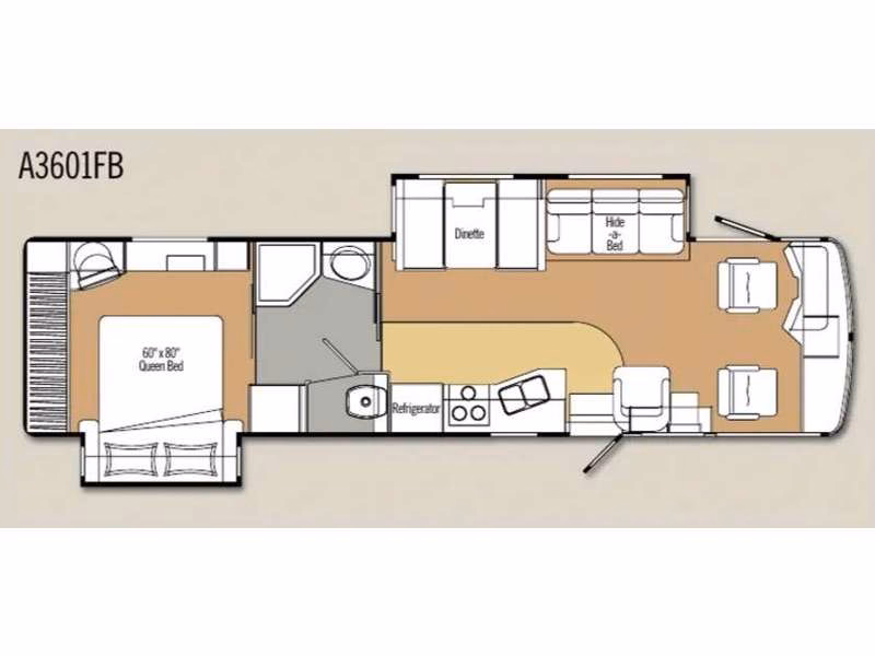 2-Slide Class A w/ Driver Side Door & Central Vac - $70/wk - Image 2
