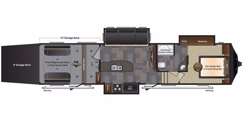 Dual Entry Toy Hauler Fifth Sleeps 8 - $171/wk - Image 2