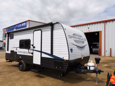 No Slide Rear Bunk Family Trailer - $63/wk