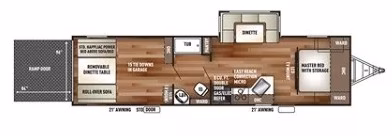 Dual Entry Toy Hauler Bumper Pull w/ Bunks - $106/wk - Image 2